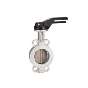 Wafer Type Butterfly Valve A216 WCB, PN16 / ANSI 150, Metal to Metal Seat